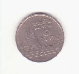 Thailanda 1 baht 1994 (2537) Rama IX.