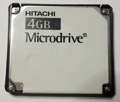 HMS360404D5CF00 Hitachi 4GB ATA 1 Microdrive 3K4 Hard Drive CF+ Hard Drive foto