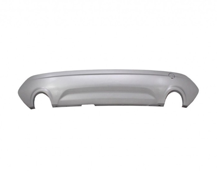 Spoiler bara spate cu gauri pentru evacuare dubla, spate, silver Ford Kuga, 01.2013-02.2016, DV4517F765AA5APF,