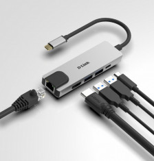 DLINK 5-IN-1 USB-C HUB DUB-M520 foto