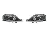 Set faruri tuning CITROEN C3 (FC), 01.2002-12.2010, Taiwan, partea stanga+dreapta, tip bec H1+H1; manual; negru, transparent;