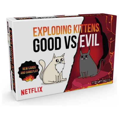 Joc de societate Exploding Kittens: BINE vs RAU foto