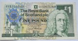 1 pound 1992 Scotia, comemorativă, Royal Bank of Scotland - European Summit Edinburgh 1992, P#356