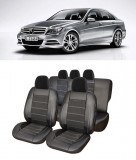 Cumpara ieftin Set huse scaune piele Alcantara Mercedes Clasa C W204 (2007-2014)