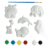 Set Accesorii Creative cu Animale și Vopsele din Ipsos, CMCLASS