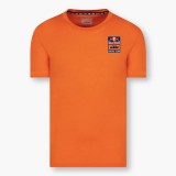 Red Bull KTM tricou de bărbați logo print orange - XL