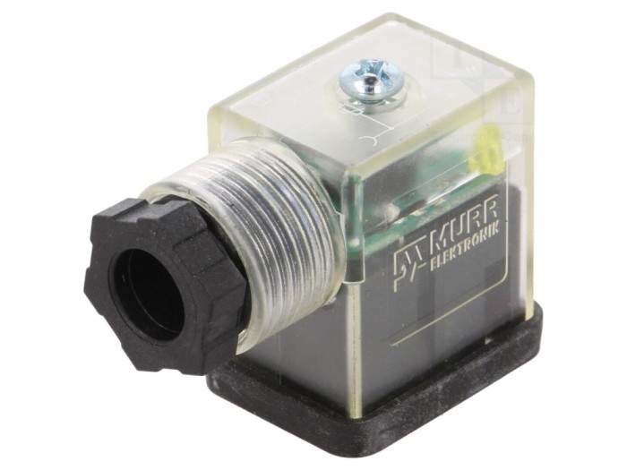 Conector valvă 3 pini 90&deg;