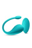 Vibrator Cuplu Inya Venus Remote Control, 10 Moduri Vibratii, Silicon, USB, Albastru