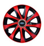 Cumpara ieftin Set 4 capace roti Drift extra red R15 pentru gama Ford