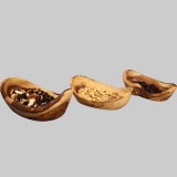 Set 3 Tăvi Servire din Lemn De Măslin