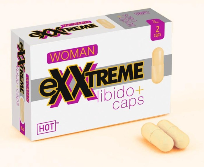 Afrodiziac Pentru Femei Hot Exxtreme Libido, 2 Capsule