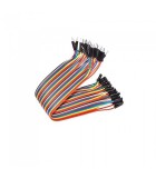 Set 40buc cabluri breadboard 20cm tata-mama, Oem