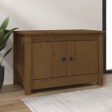 Dulap pentru pantofi, maro miere, 70x38x45,5 cm, lemn masiv pin