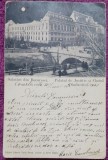 Carte Postala, Bucuresti, Palatul de Justitie si Cheiul Dambovitei, 1901