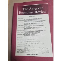 The American Economic Review, september 2001