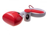 Lopatica automata cu dispenser saci pentru colectarea excrementelor animalelor de companie, Rosu