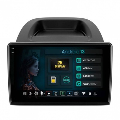 Navigatie 2K Ford EcoSport (2017- Prezent) 4GB RAM Android 13 Octacore Slot Sim 4G DSP GPS Wi-FI Carplay Android Auto USB Bluetooth Waze Touchscreen 9 foto