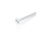 Surub cu cap inecat crestat, otel, zincat alb, M6 x 60 mm