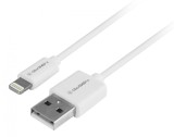 Cumpara ieftin Cablu de incarcare si transfer de date GoGEN, USB la Lightning, 2 metri, alb
