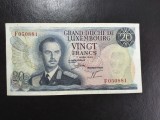 LUXEMBURG 20 FRANCI 1966