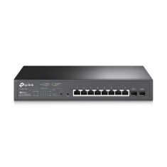 SWITCH TP-LINK POE 10 porturi Gigabit (8 PoE+), IEEE 802.3at/af, carcasa metalica &amp;quot;TL-SG2210MP&amp;quot; (timbru verde 2 lei) foto