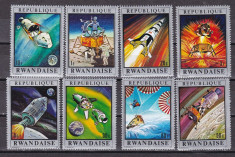 Rwanda 1970 cosmos MI 414-421 MNH w62 foto