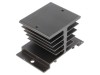 Radiator Extrudat Negru pentru Relee SSR Monofazate 24,2A