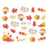 Cumpara ieftin Tatuaj Unghii LUXORISE Fall Style, BN-1516, LUXORISE Nail Art
