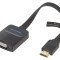 Convertor D-Sub 15pin la HDMI, 0,15m