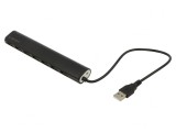 Hub USB 2.0 Negru 7 Porturi 0,3m, Gembird