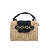 Cumpara ieftin Gentuta crossbody din rafie bej Heart