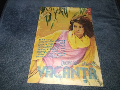 REVISTA JOCURI DE A VACANTA foto