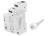 &Icirc;ntrerupător crepuscular pentru şină DIN 230V SPDT IP20