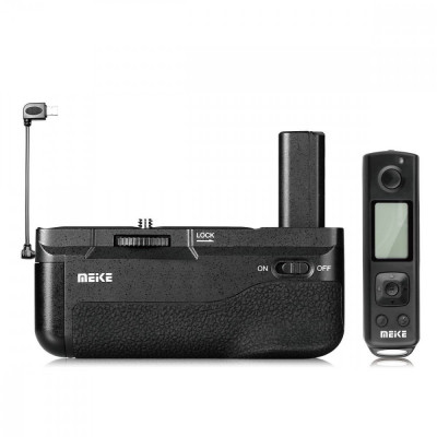 Grip Meike MK-A6500 PRO cu telecomanda wireless pentru Sony A6500 foto