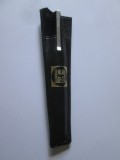 Stilou francez de colectie marca Stypen cu patron din anii 90,cu reclama publiciara din Ungaria firma Lehel-Hutogepgyar in etuiul original