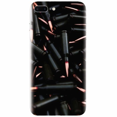 Husa silicon pentru Apple Iphone 7 Plus, Ammunition Bullets foto