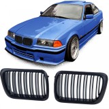Grilaj sport cu dublu fante pentru performanta, potrivit pentru BMW Seria 3 E36 Facelift 96-99 Performance AutoTuning