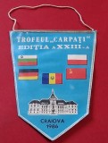 Fanion - Turneul International de Handbal - Trofeul "CARPATI" - Craiova 1986 (ROMANIA,URSS,POLONIA,RFG,BULGARIA)