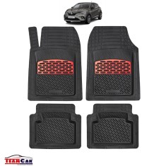 Covorașe Auto TeamCar&reg; Tip Tăviță Compatibile Renault Captur II (2019+) - red