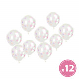 Set baloane cu buline colorate - 12 piese / pachet, Oem