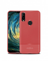 Carcasa protectie spate din gel TPU pentru Huawei P20 Lite, rosie foto