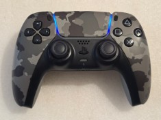 Controller Wireless PlayStation 5 DualSense, Grey Camouflage - poze reale