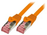 Patch Cord S/FTP Cat6 Cu LSZH Portocaliu 10m, Logilink