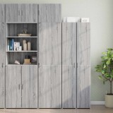 Dulap depozitare slim sonoma gri 50x42,5x225 cm lemn prelucrat