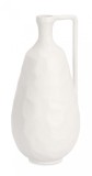 Cumpara ieftin Vaza flori aluminiu alb Hisar 16.5x16x35 cm