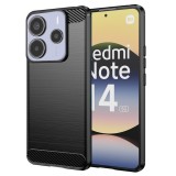 Techsuit - Carbon Silicone - Xiaomi Redmi Note 14 5G - Black