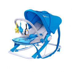 Scaun balansoar pentru bebelusi Caretero AQUA SBCA-A, Albastru foto