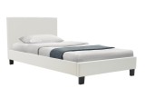 Cumpara ieftin Pat 1 persoana 100x200 cm Nevil 141 Alb mat