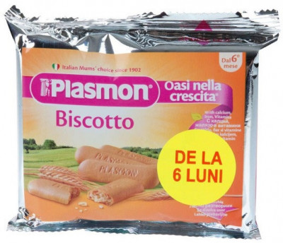 Biscuiti cu Vitamine +6luni 60gr foto