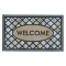 Covor intrare ConceptSeller&reg;, antiderapant, model Mozaic, dreptunghiular, material sintetic si cauciuc, cu mesajul &quot;WELCOME&quot;, Lungime x latime x grosi